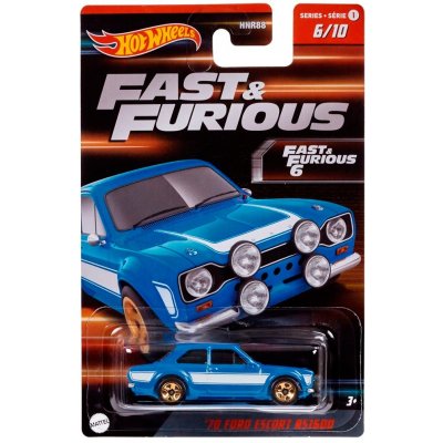 Mattel Hot Weels Fast and Furious 70 Ford Escort RS1600 – Zboží Mobilmania