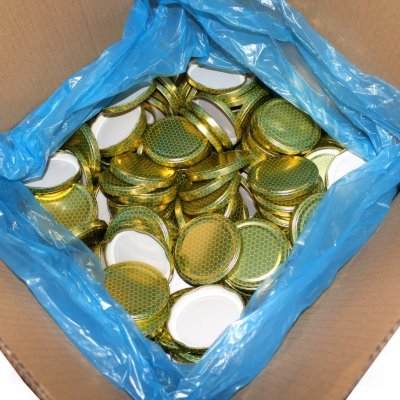 JaHan Víčko na sklenici na med TO 82 - plástev - zlaté - plástev - bedna 700 ks – Zboží Dáma