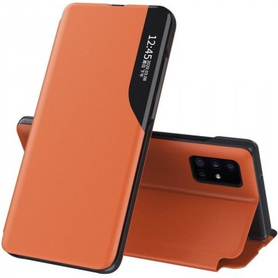 Pouzdro IZMAEL Elegantní knižkové View Case Huawei P40 oranžové – Zboží Mobilmania