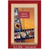 Klasický fotorámeček ICAR Rámeček 30x40 dřevěný SLS 06 červený