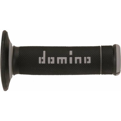 Domino gripy A190 offroad délka 123 + 120 mm, černo-šedé | Zboží Auto