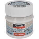 Pentel Lepidlo a lak na decoupage hedvábný lesk 50ml – Zboží Dáma