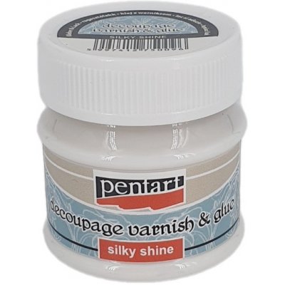 Pentel Lepidlo a lak na decoupage hedvábný lesk 50ml – Zboží Dáma