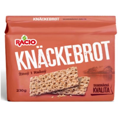 Racio knäckebrot žitný 230 g – Zboží Mobilmania