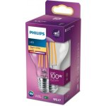 Philips klasik, 10,5W, E27, teplá bílá – Zboží Živě