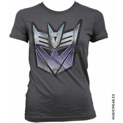 Transformers tričko Distressed Decepticon Shield Girly dámské – Zboží Dáma