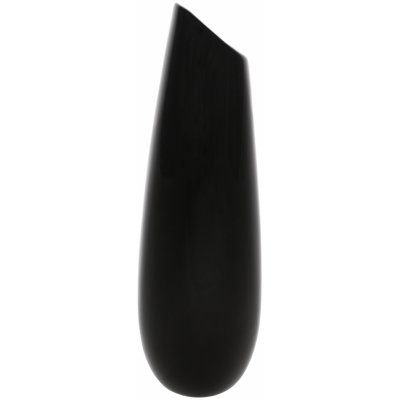 Keramická váza Drop, 7 x 26 x 7 cm, černá – Zboží Dáma