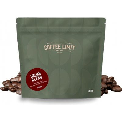 COFFEE LIMIT ITALIAN BLEND zrnková 250 g – Hledejceny.cz
