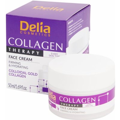 Delia Cosmetics Collagen Therapy denní hydratační pleťový krém 50 ml