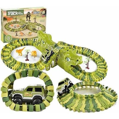 TopKing Dinosauří dráha 210 cm XL závodní set 140 dílků Dárek pro děti 3+ – Zbozi.Blesk.cz