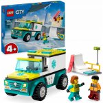 LEGO® City 60403 Sanitka a snowboardista – Zboží Mobilmania