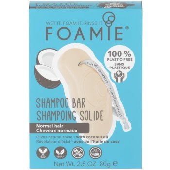 Foamie Shake Your Coconuts organický tuhý šampon pro normální vlasy 80 g