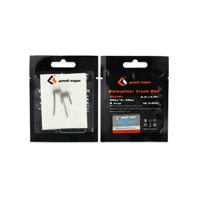 GeekVape Předmotané spirálky Caterpillar Track SS316L 0,3ohm 2ks – Zboží Dáma