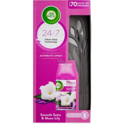 Air Wick FreshMatic Smooth Satin & Moon Lily osvěžovač strojek a náplň 250 ml – Zboží Dáma