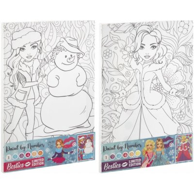 Grafix Malování na plátno slečna 30x20 cm – Hledejceny.cz
