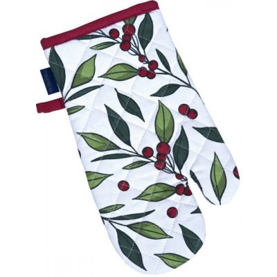 SCANquilt chňapka RUKAVICE DEKORO bobule zelenočervená 14 x 31 cm – Hledejceny.cz