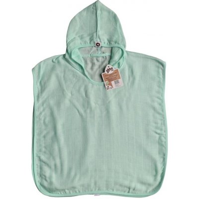 Bambusové mušelínové pončo XKKO BMB Silver Little Stars – Sleviste.cz