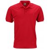Pánské Tričko James Nicholson pánská polokošile Workwear Polo Pocket červená
