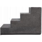 Doggy Schody pro psa SAVOY šedé S výška 30 cm 3 schody – Hledejceny.cz