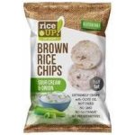 Rice Up Rýžové chipsy Smetana s cibulí 60 g – Sleviste.cz