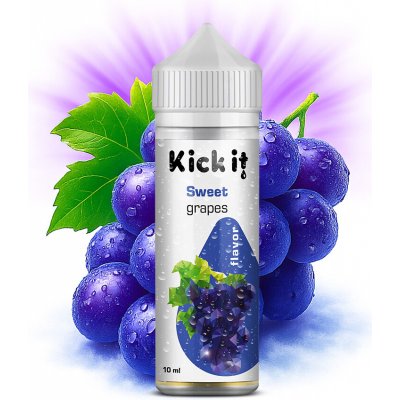 Kickit Sweet Grapes Shake & Vape 10 ml – Zboží Dáma