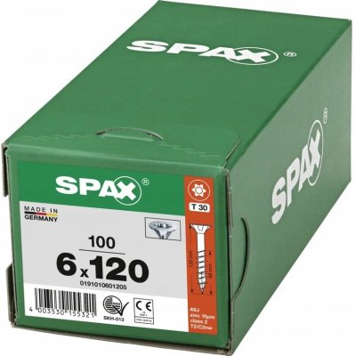 Univerzální vrut do dřeva spax 6 x 120 Wirox TXTG 100 ks – Hledejceny.cz