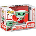 Funko Pop! 747 Star Wars The Mandalorian Holiday Grogu – Zboží Mobilmania