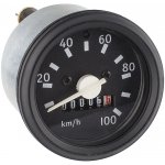 Tachometr Simson S51 - černý rámeček (+ kontrolka) - dovoz – Sleviste.cz