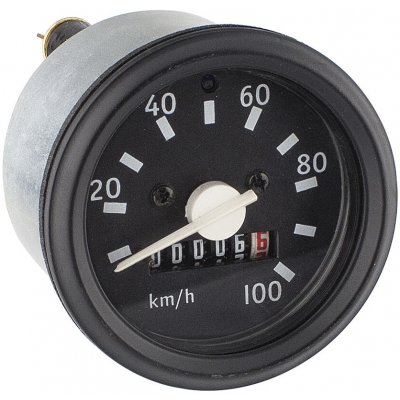 Tachometr Simson S51 - černý rámeček (+ kontrolka) - dovoz – Sleviste.cz