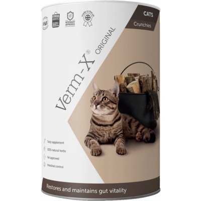 Verm-X proti střevním parazitům pro kočky Gramáž: 60 g – Zboží Mobilmania