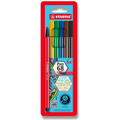 Stabilo Pen 68 sada 6 neonových barev – Zboží Živě