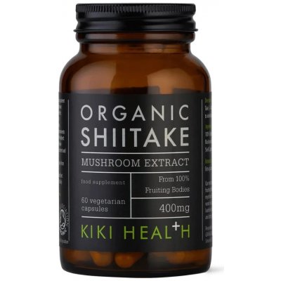 KIKI Health Extrakt ze Shiitake 400 mg BIO 60 kapslí – Hledejceny.cz