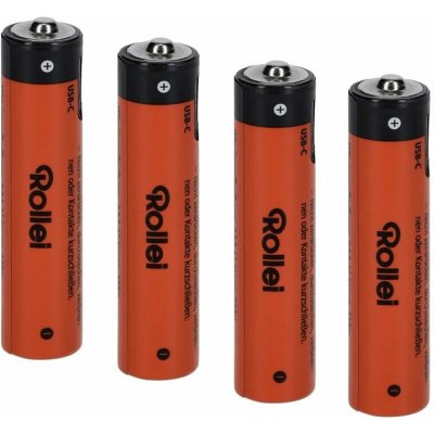 Rollei AAA 390mA 1,5V USB-C 4ks 20092 – Zboží Živě