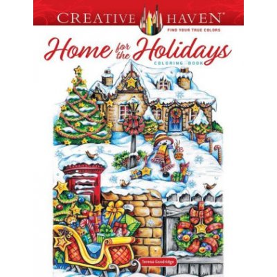 Creative Haven Home for the Holidays Coloring Book – Zbozi.Blesk.cz