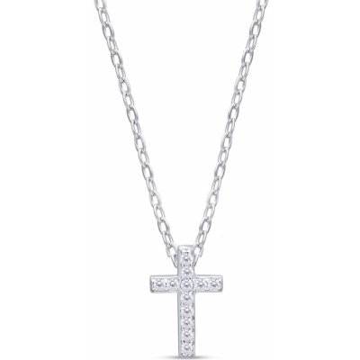 Biju Stříbrný řetízek s křížkem 3002444 – Zbozi.Blesk.cz