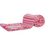 KAARSGAREN Bavlněná letní deka růžové proužky – Hledejceny.cz