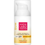 HADA LABO TOKYO SUN SPF50 Voděodolný matující opalovací krém na obličej Light hydrator sun face cream 50 ml – Hledejceny.cz