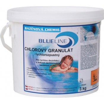 BLUELINE 504603 Chlorové rychlorozpustné tablety Mini 3kg
