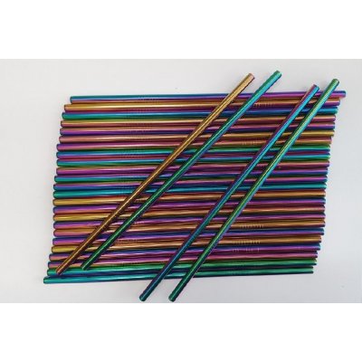 Kovovýroba Jeníkov Nerezové brčko slámka Duhové Rovné – Sleviste.cz