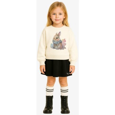 Dívčí mikina Zajíček sand – Zboží Dáma