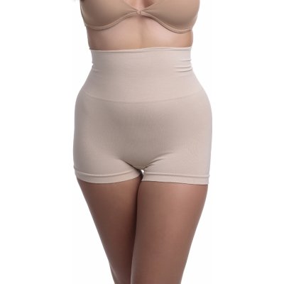 LORANE Kalhotky s nohavičkou a dvojitým pasem Tělová – Zboží Dáma