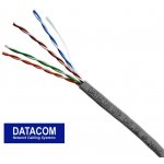 Datacom 1100 UTP drát CAT5E PVC, 305m, šedý – Zboží Živě