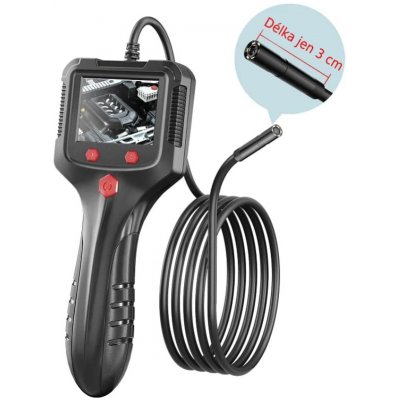 W Star Endoskopická kamera LEP100 10 sonda 8mm, 1080P HD LCD 2,4" kabel 10m polotvrdý – Hledejceny.cz
