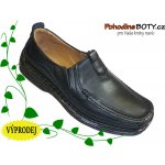 Pánské kožené mokasíny černé Askor – Zboží Dáma