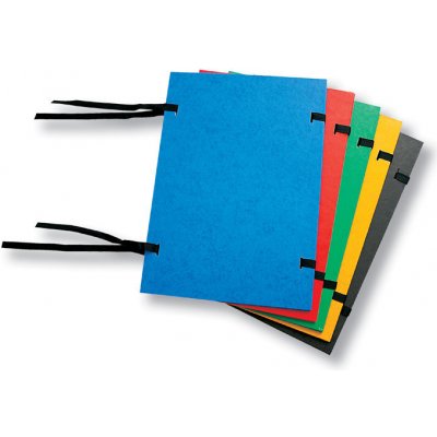 Spisové desky s tkanicí A4 modré prešpán – Zboží Mobilmania