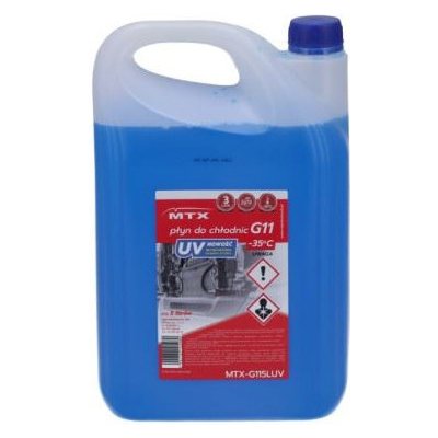MTX Chladící kapalina G11 modrá -35°C 5 l | Zboží Auto