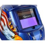 Geko G01878 modrá s plameny – Zboží Mobilmania