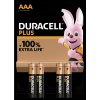 Baterie primární Duracell Plus Power AAA 4ks MN2400B4