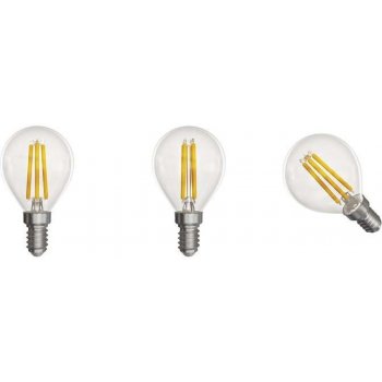 Emos LED žárovka Filament Mini Globe 4W E14 Teplá bílá