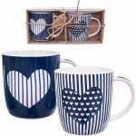 Orion Sada porcelánových hrnků JUST LOVE 2 x 390 ml – Zboží Dáma